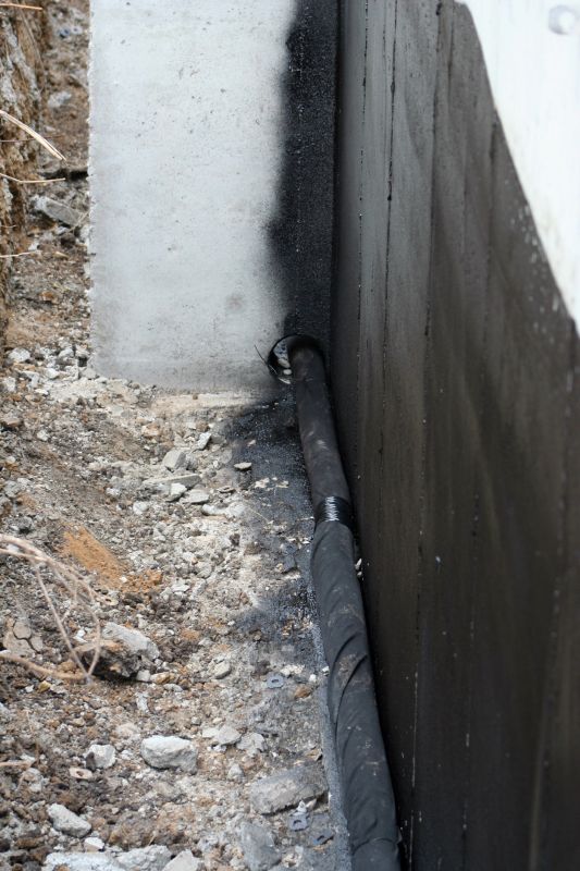 Basement Drainage Installation