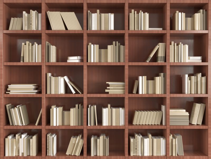 Built In Bookshelves Installation