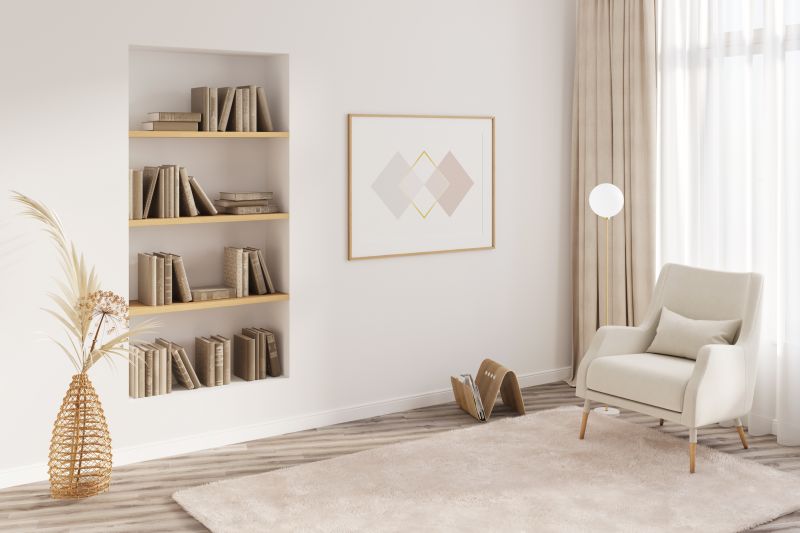 Built In Bookshelves Installation