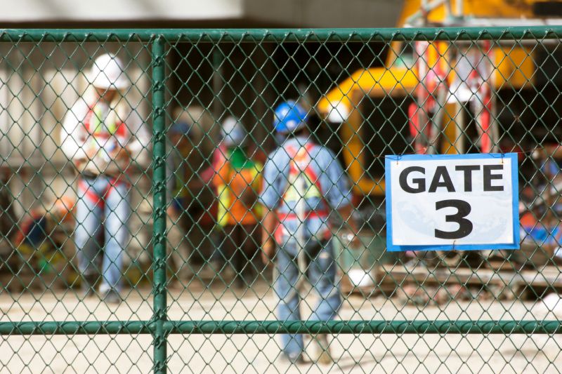 Commercial Fence Construction
