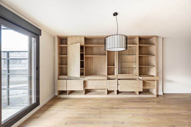 Custom Bookcase Installation