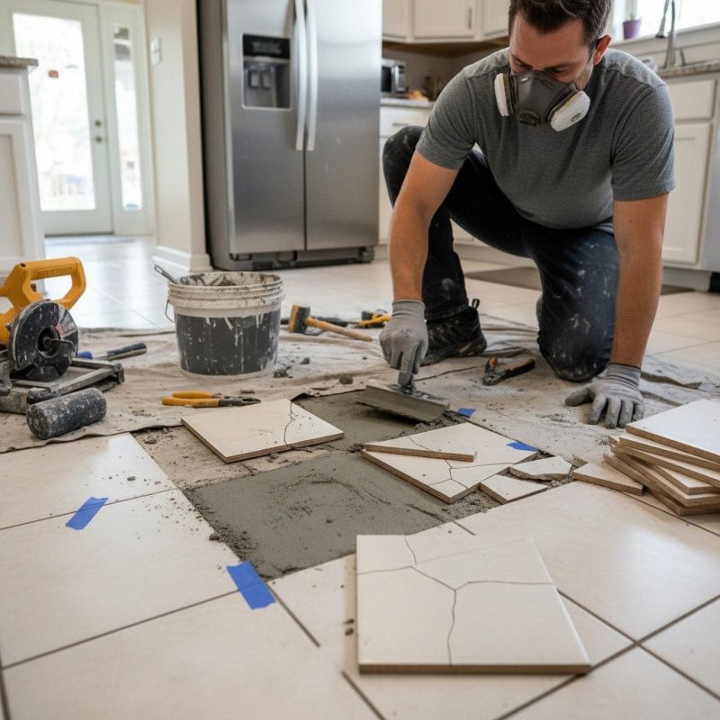 Damaged Tile Replacement