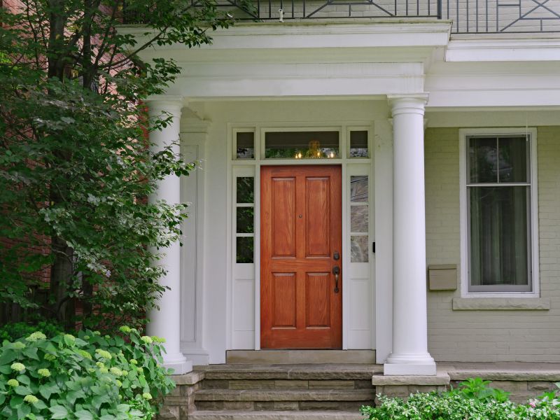 Exterior Door Staining