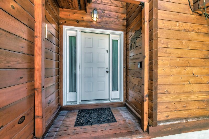 Exterior Door Staining