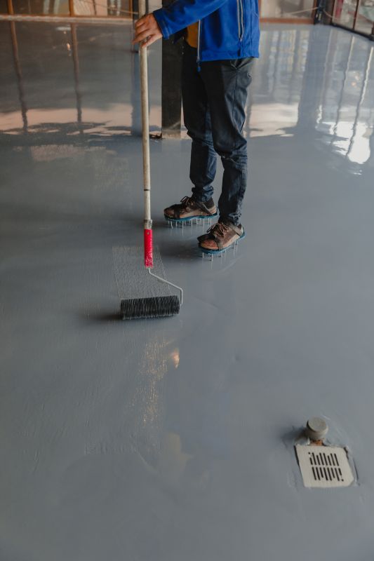 Garage Floor Epoxy Installation