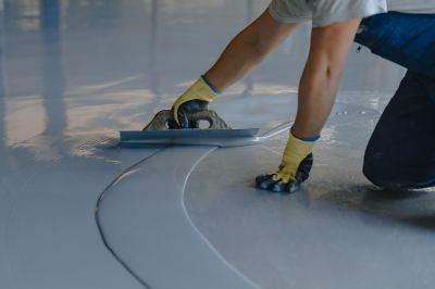 Garage Floor Epoxy Installation