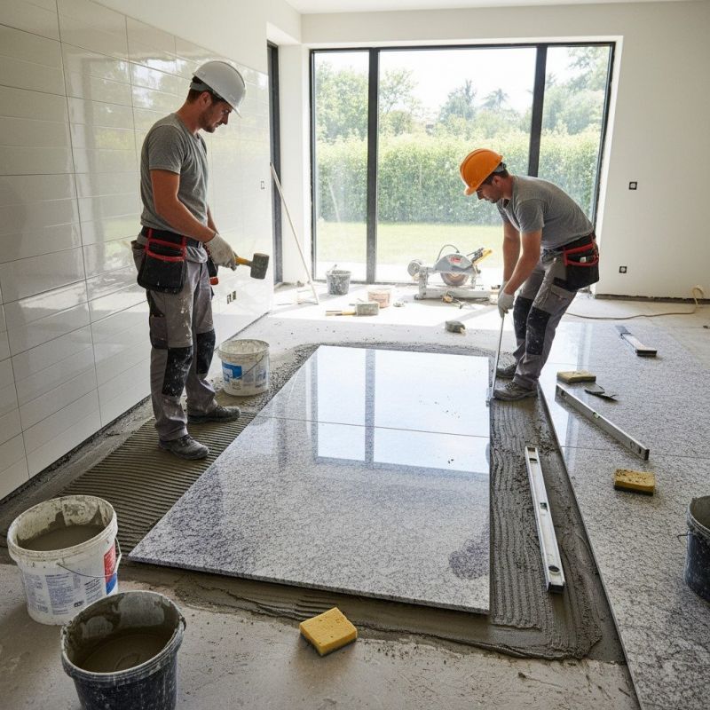 Granite Tiles Installation