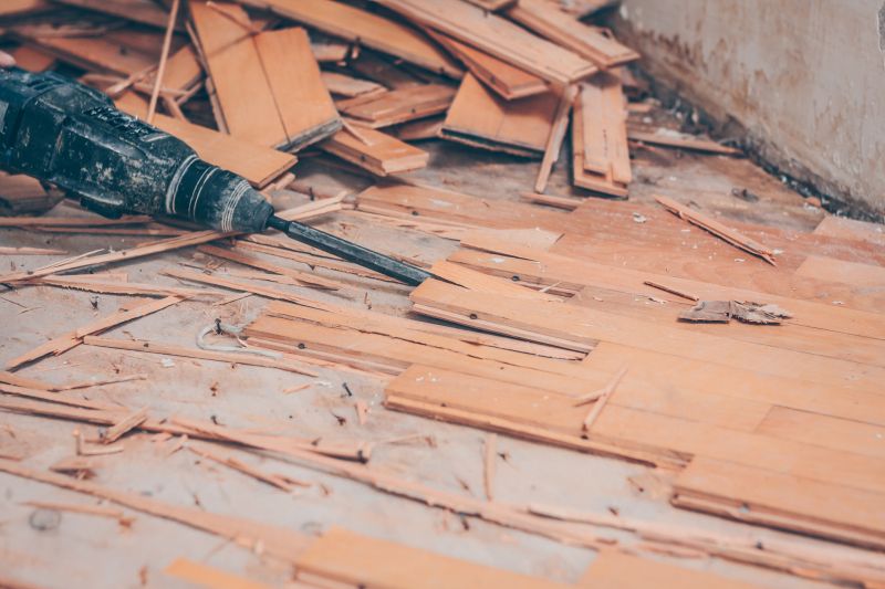 Hardwood Floor Demolition