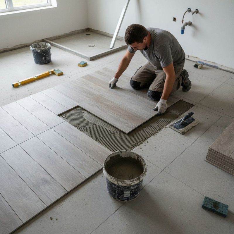 Hearth Tile Installation
