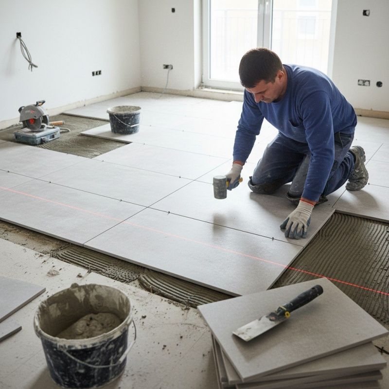 Hearth Tile Installation