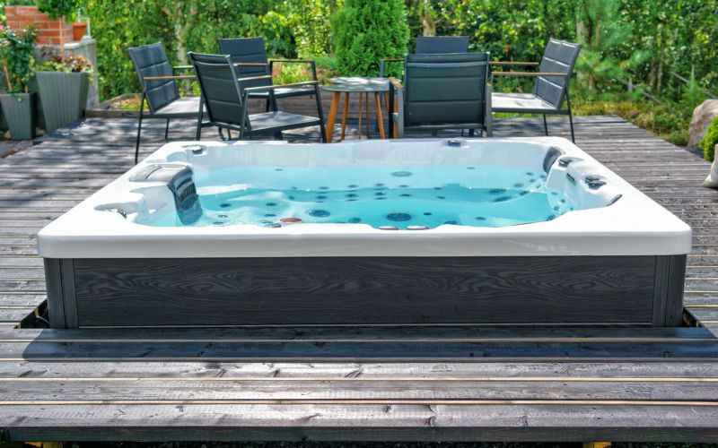 Hot Tub Deck Installation