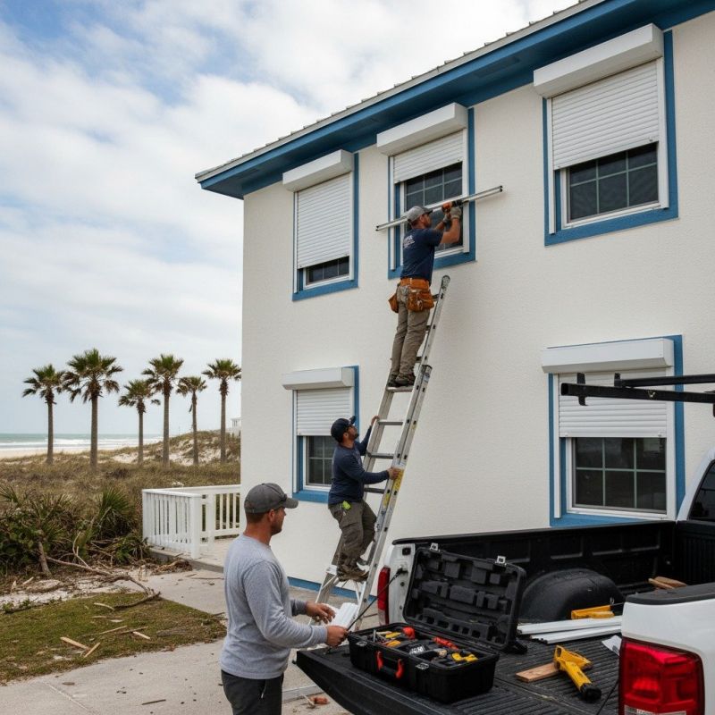 Hurricane Shutter Installation