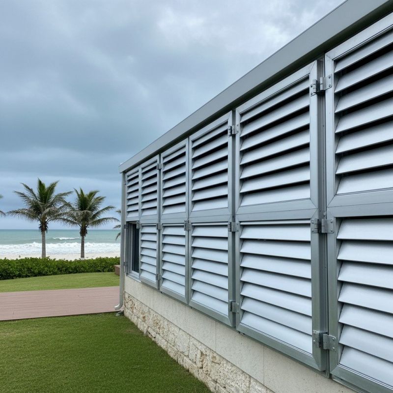 Hurricane Shutter Installation