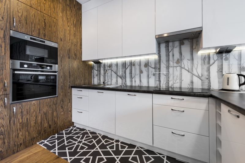 Kitchen Wallpaper Installation