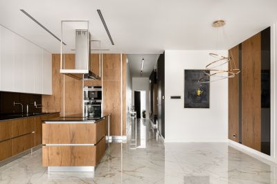 Kitchen Wallpaper Installation