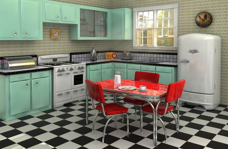 Kitchen Wallpaper Installation