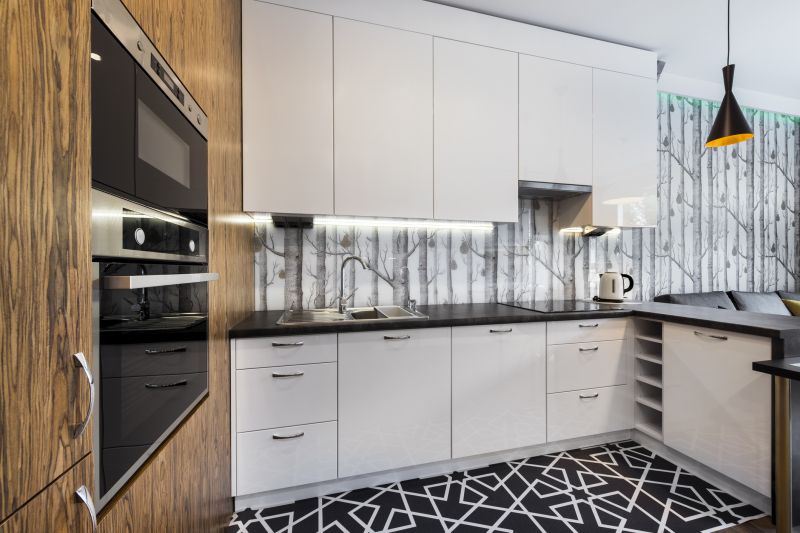 Kitchen Wallpaper Installation