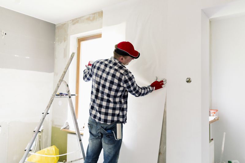 Kitchen Wallpaper Installation