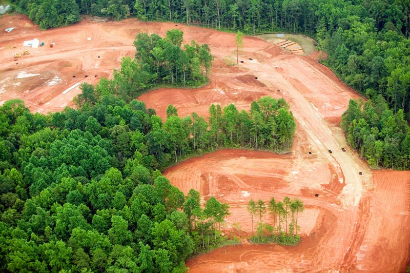 Parking Lot Land Clearing