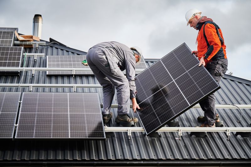 Roof Solar Installation