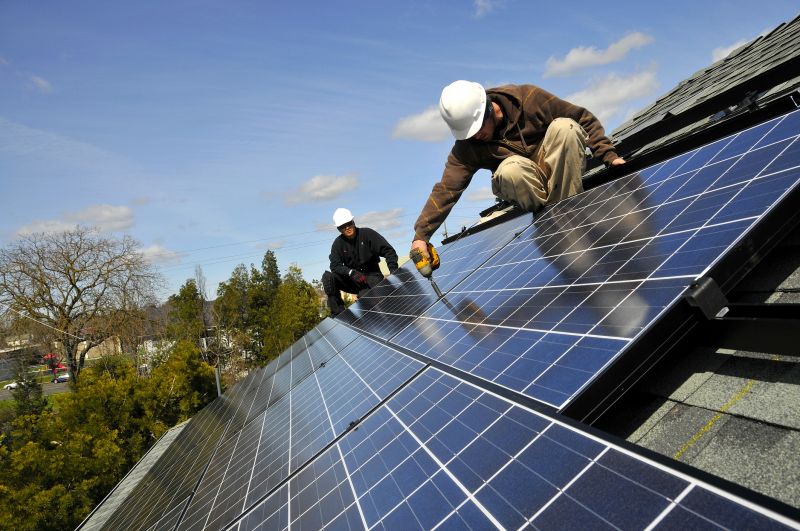Roof Solar Installation