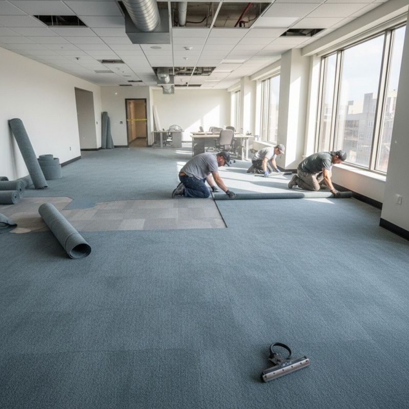 Sheet Flooring Installation