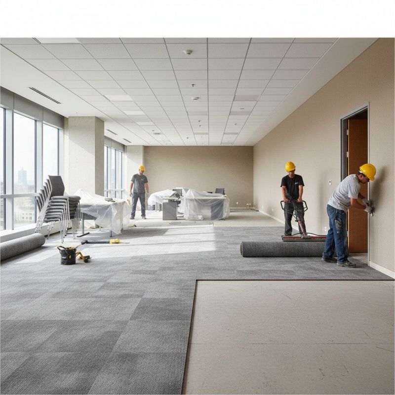 Sheet Flooring Installation