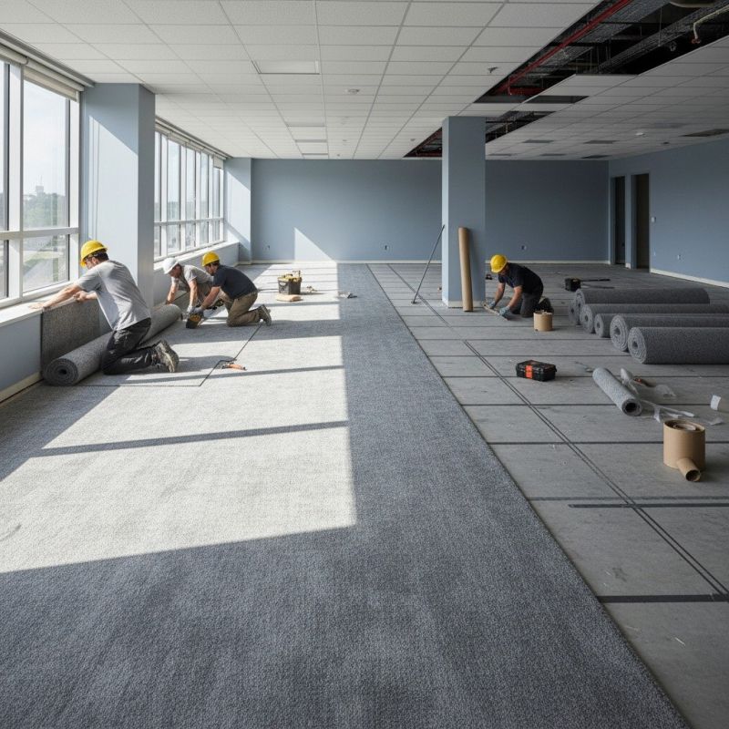 Sheet Flooring Installation