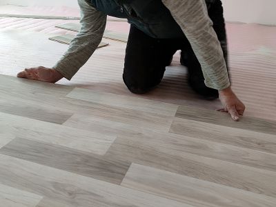 Sheet Linoleum Installation