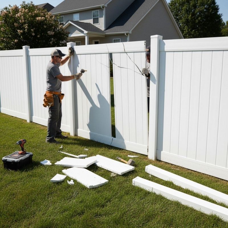 Vinyl Fence Replacement