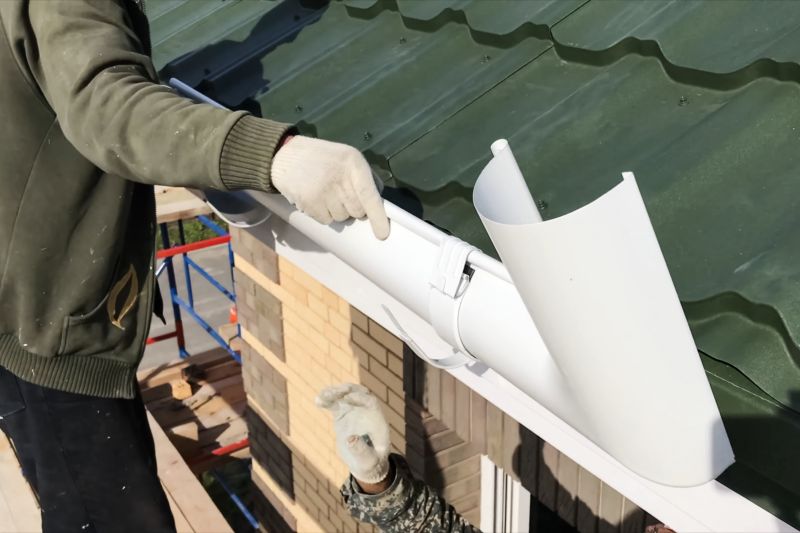 Warehouse Gutter Installation