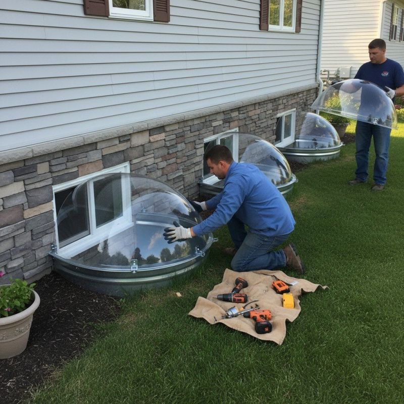 Window Well Cover Installation