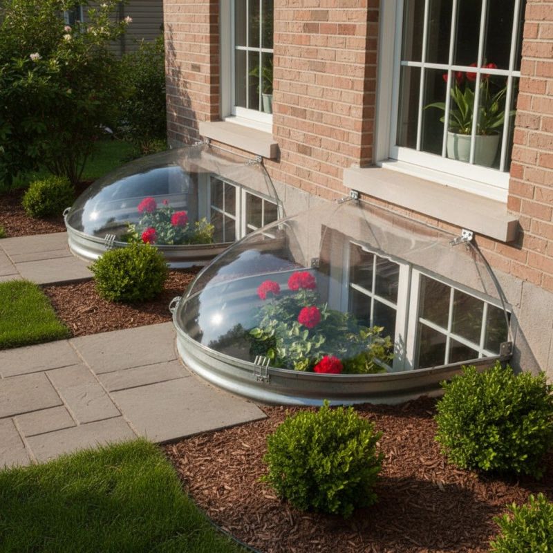 Window Well Cover Installation