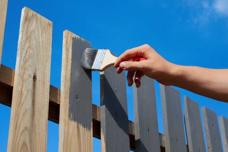 Wire Fence Painting