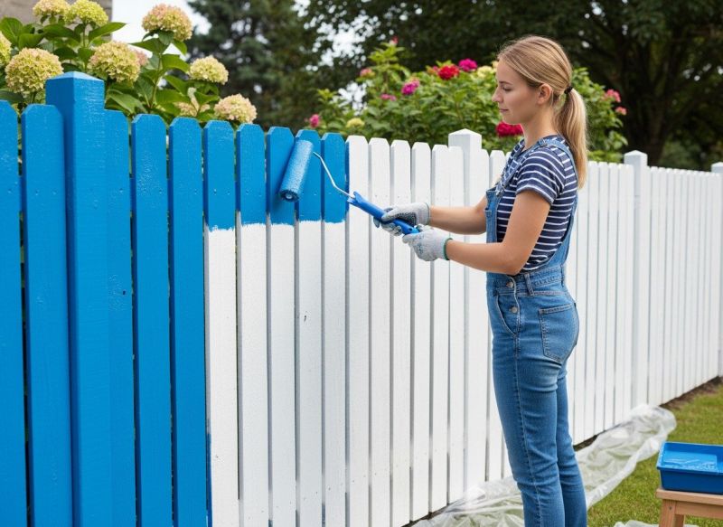 Wire Fence Painting
