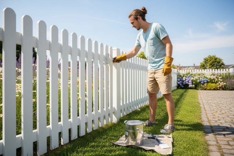 Wire Fence Painting