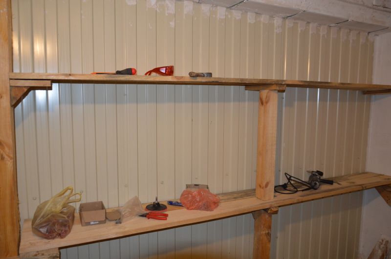 Wire Shelving Installation