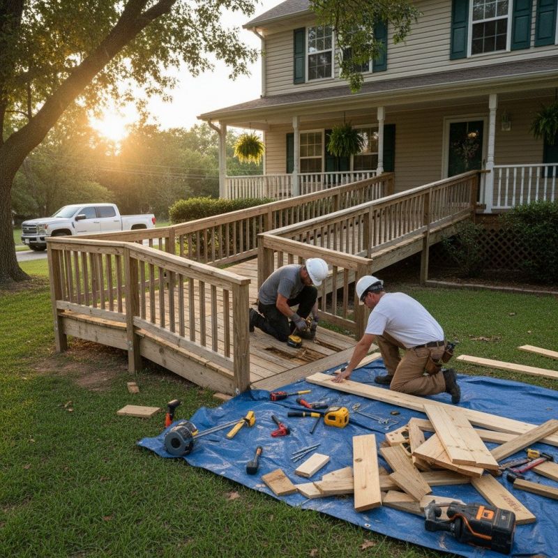 Wood Ramp Repair