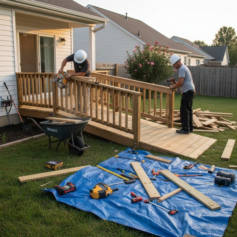 Wood Ramp Repair