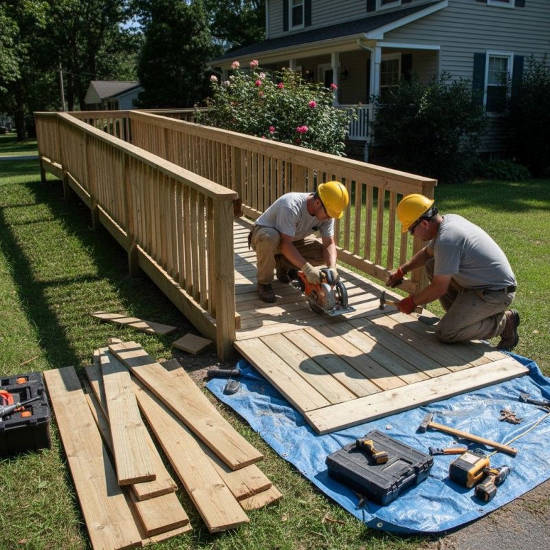 Wood Ramp Repair
