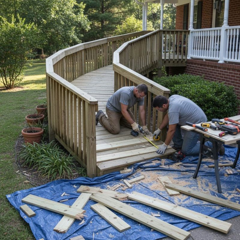 Wood Ramp Repair