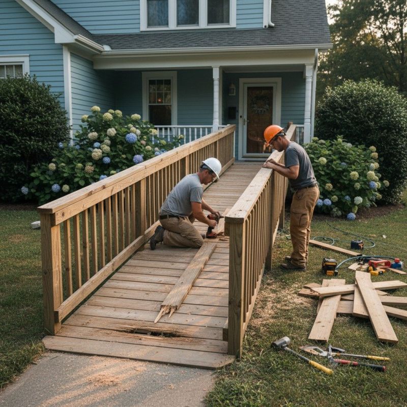 Wood Ramp Repair