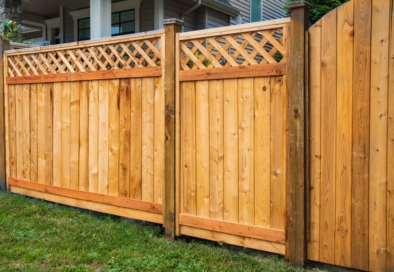 Wood Trellis Installation