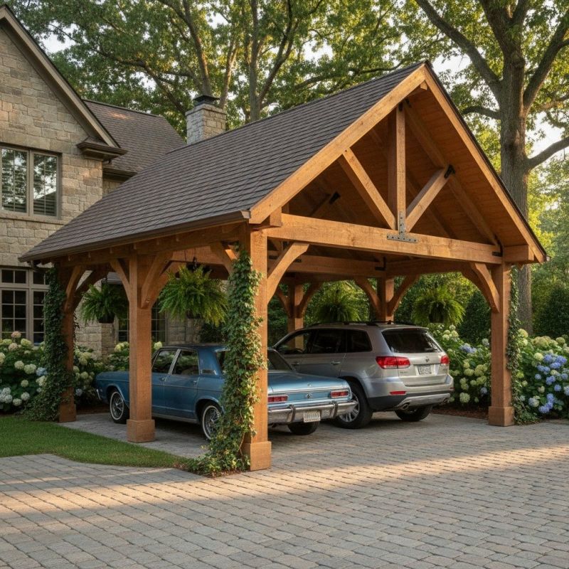 Wooden Carport Repair
