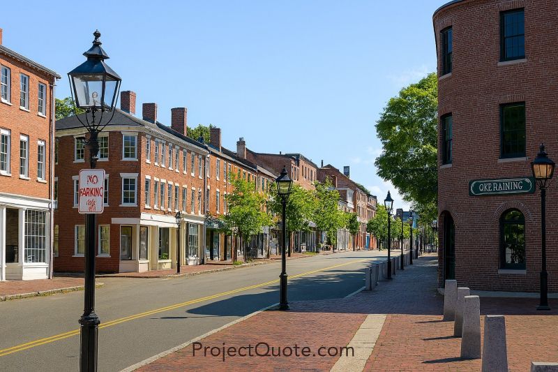 House Raising in Newburyport, MA