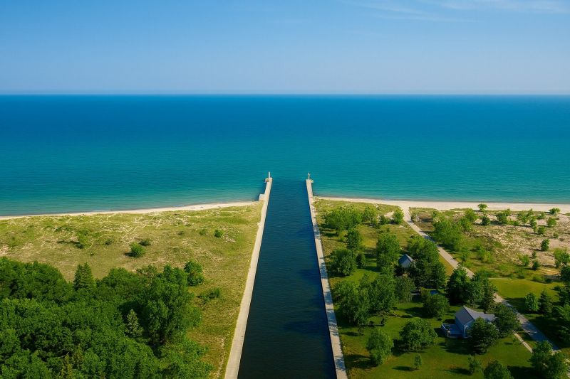 House Raising in Pentwater, MI