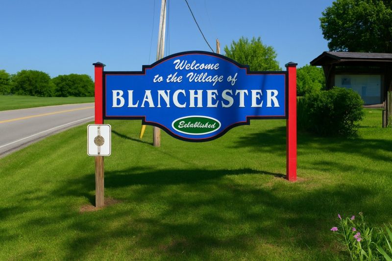 House Raising in Blanchester, OH