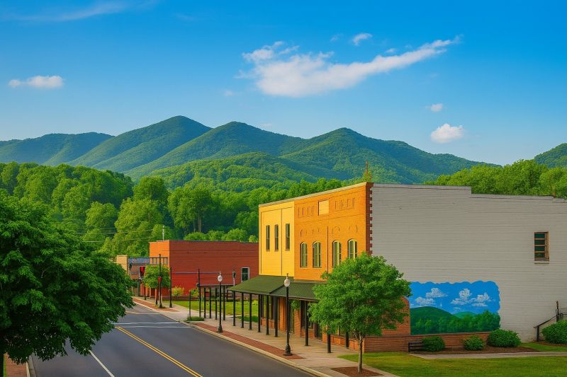 House Raising in Hayesville, NC
