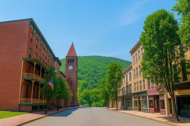 House Raising in Jim Thorpe, PA