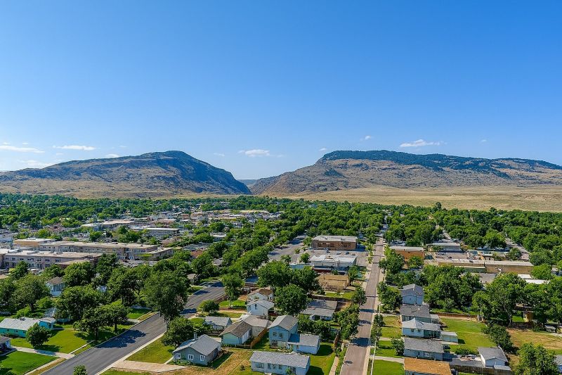 House Raising in Cody, WY